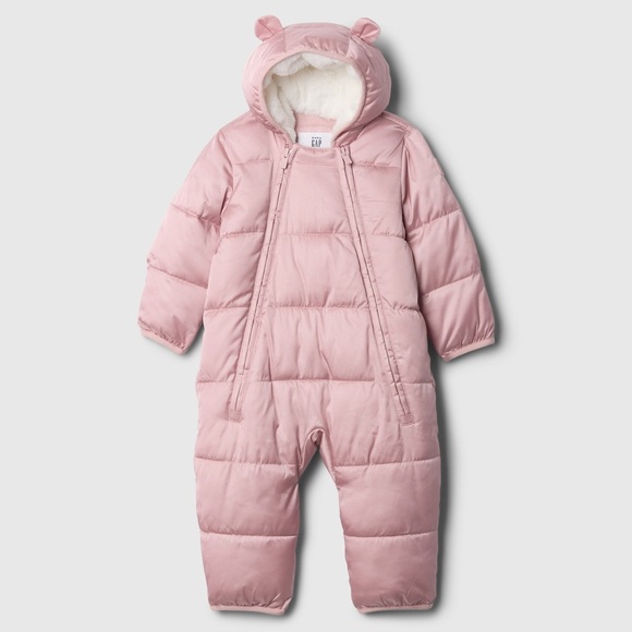 New tags GAP Baby Puffer Recycled Heavyweight Snowsuit in Navy size 6-9 months